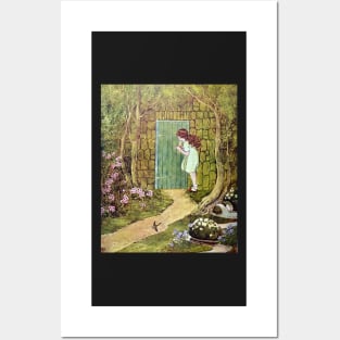 The Little Green Door - Ida Rentoul Outhwaite Posters and Art